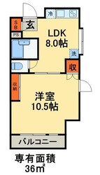 ウインド稲毛の物件間取画像